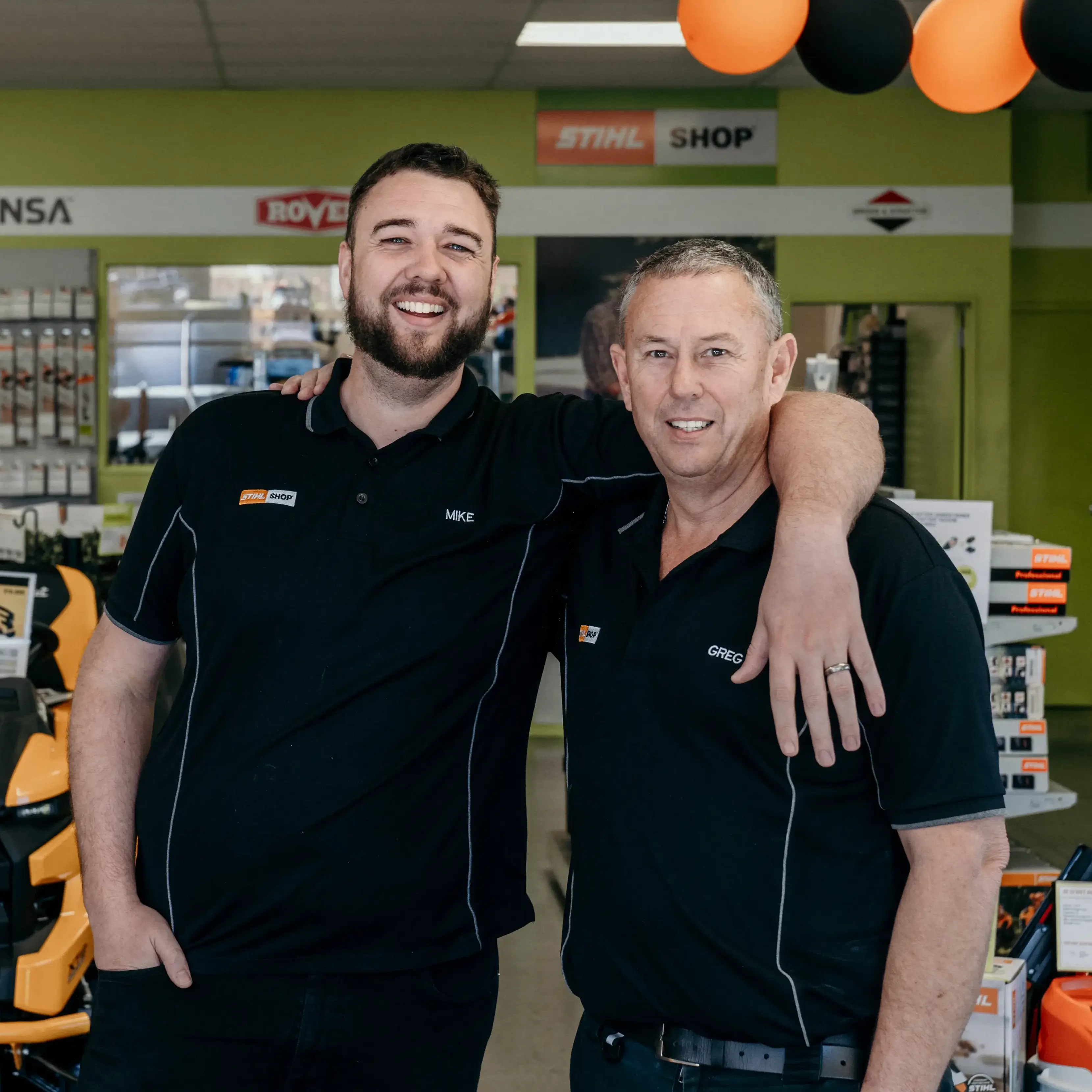 Mike and Greg McLarnon